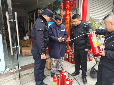 武寧森林公安分局開展消防產品專項檢查